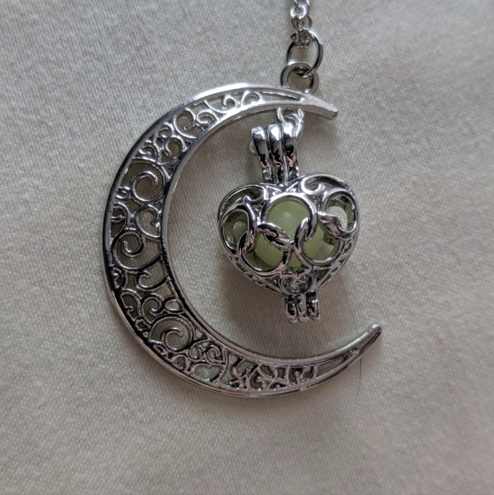 Crescent moon necklace